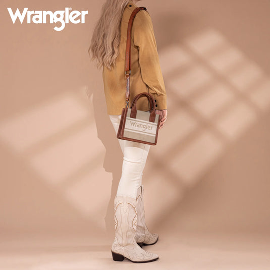 WG171-2811KH - Wrangler Logo Mini Tote/Crossbody