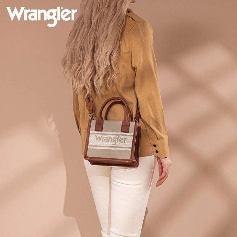 Load image into Gallery viewer, WG171-2811KH - Wrangler Logo Mini Tote/Crossbody
