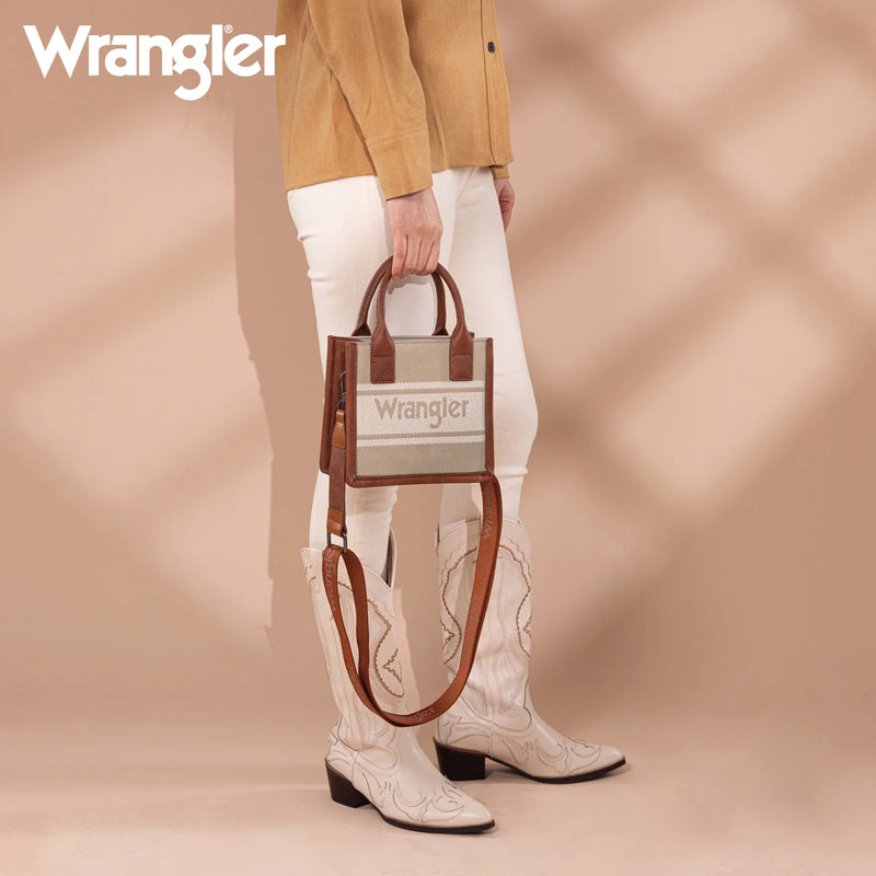 Load image into Gallery viewer, WG171-2811KH - Wrangler Logo Mini Tote/Crossbody
