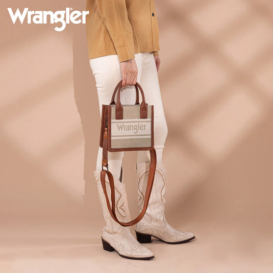 WG171-2811KH - Wrangler Logo Mini Tote/Crossbody