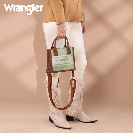 WG171-2811LGN - Wrangler Logo Mini Tote/Crossbody