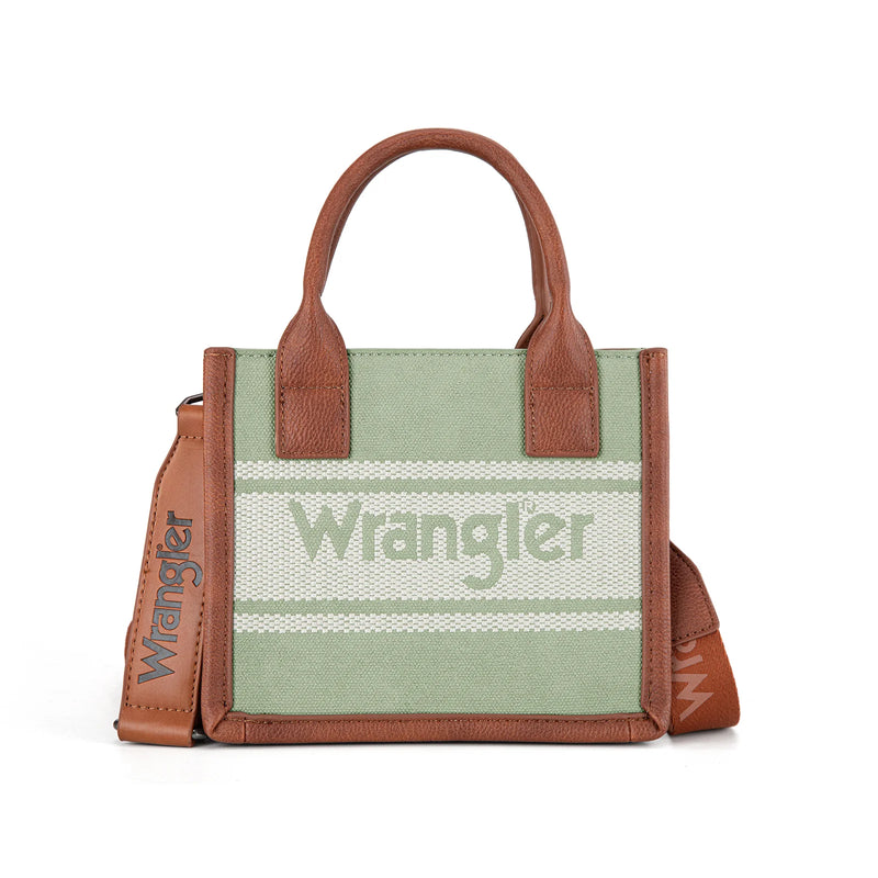 Load image into Gallery viewer, WG171-2811LGN - Wrangler Logo Mini Tote/Crossbody
