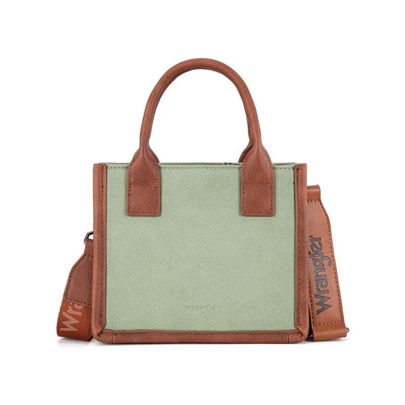 Load image into Gallery viewer, WG171-2811LGN - Wrangler Logo Mini Tote/Crossbody
