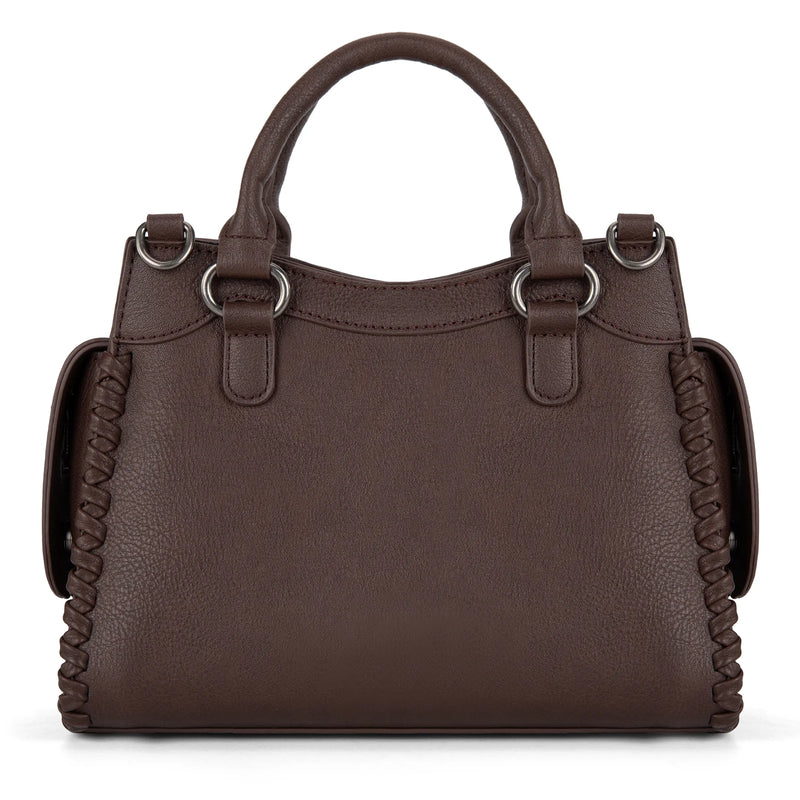 Load image into Gallery viewer, WG183-8300CF - Wrangler Carry-All Whipstitch Tote/Crossbody - Coffee
