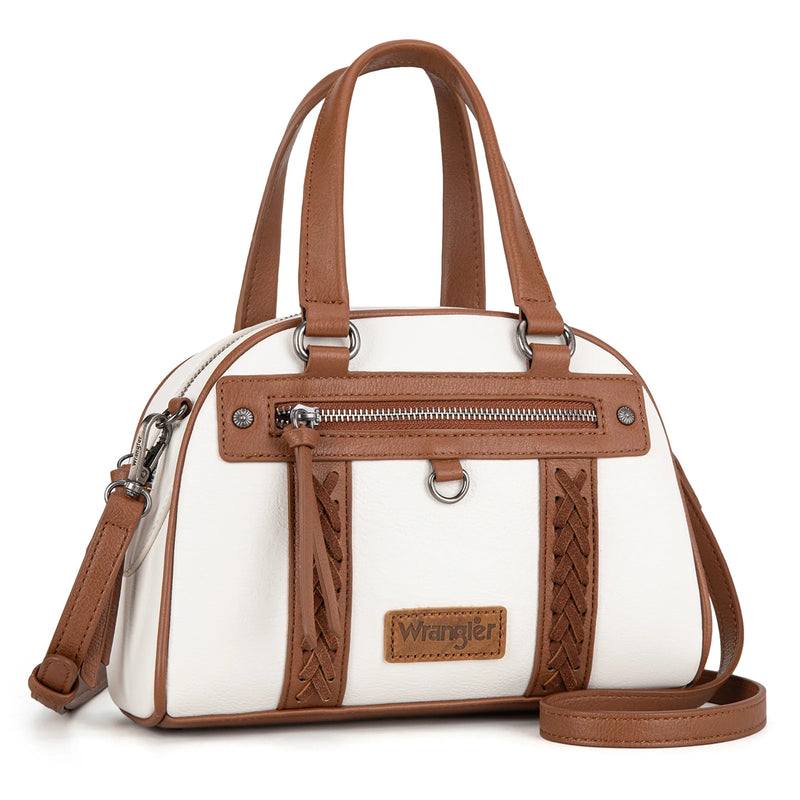 Load image into Gallery viewer, WG185-5112BG - Wrangler Whipstitch Collection Satchel/Crossbody Bag
