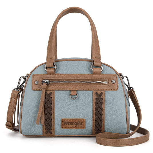 WG185-5112JN - Wrangler Whipstitch Collection Satchel/Crossbody Bag