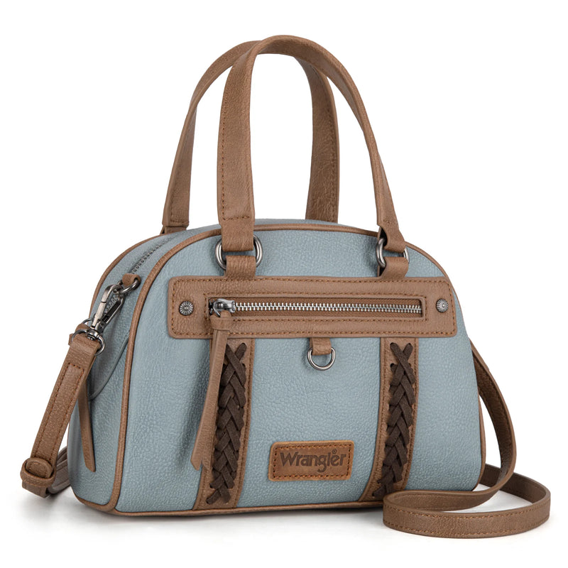 Load image into Gallery viewer, WG185-5112JN - Wrangler Whipstitch Collection Satchel/Crossbody Bag
