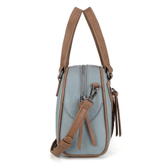 WG185-5112JN - Wrangler Whipstitch Collection Satchel/Crossbody Bag