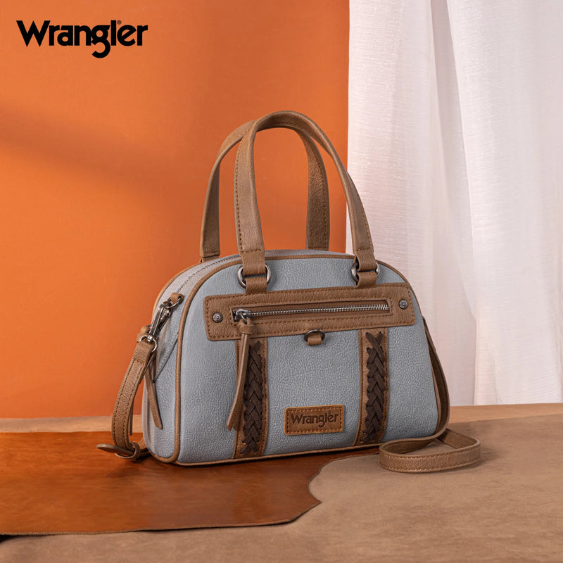 Load image into Gallery viewer, WG185-5112JN - Wrangler Whipstitch Collection Satchel/Crossbody Bag
