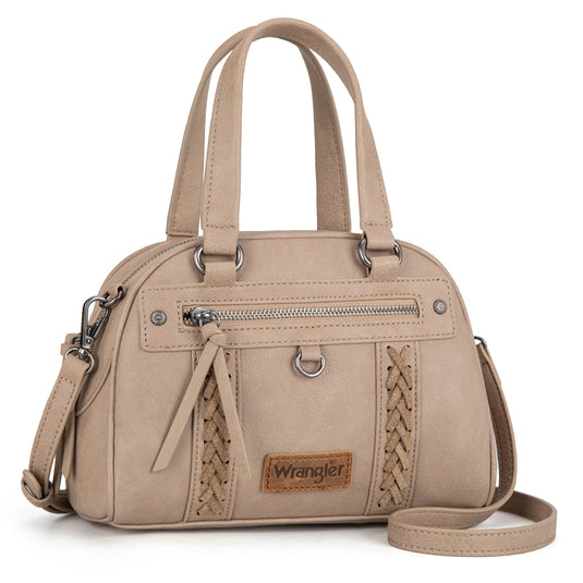 WG185-5112KH - Wrangler Whipstitch Collection Satchel/Crossbody Bag
