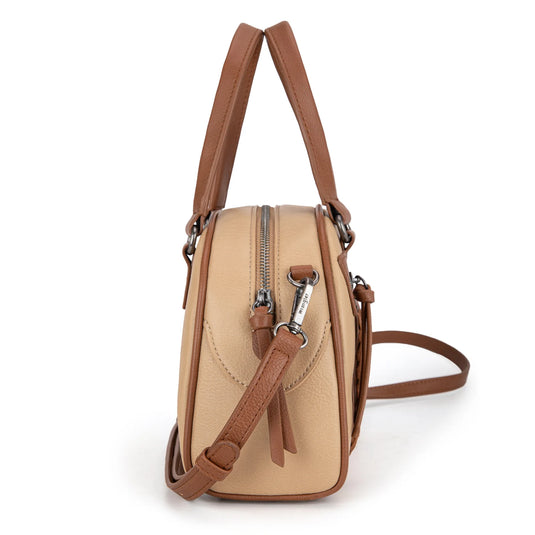 WG185-5112TN - Wrangler Whipstitch Collection Satchel/Crossbody Bag