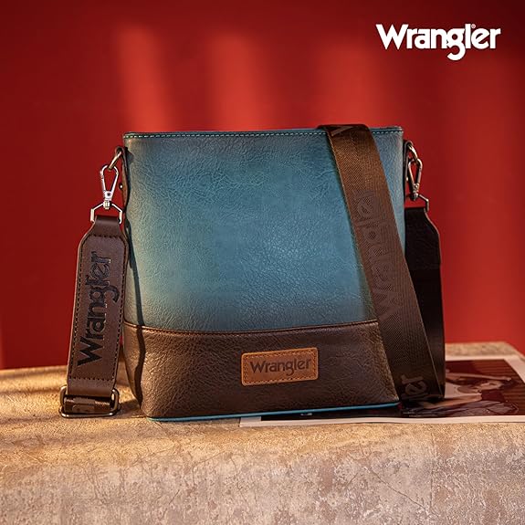 Load image into Gallery viewer, WG20-8360TQ - Wrangler Crossbody Bag - Turquoise
