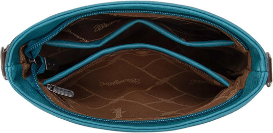 WG20-8360TQ - Wrangler Crossbody Bag - Turquoise