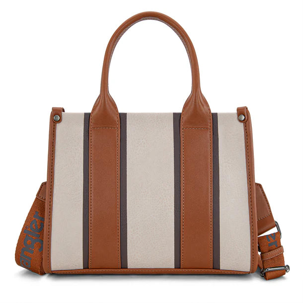 Load image into Gallery viewer, WG208-8120SBR - Wrangler Color Block Tote/Crossbody - Brown
