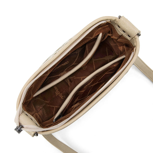 WG213-2003TN - Wrangler Aztec Distressed Print Concealed Carry Crossbody