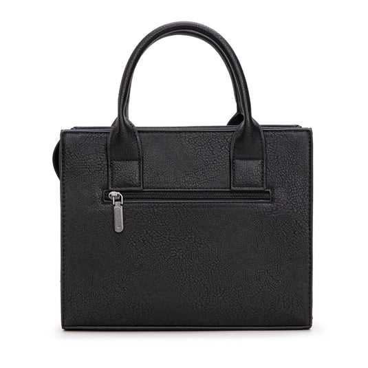 WG2206-8120SBK - Wrangler Aztec Pattern Print -Tote/Crossbody - Black