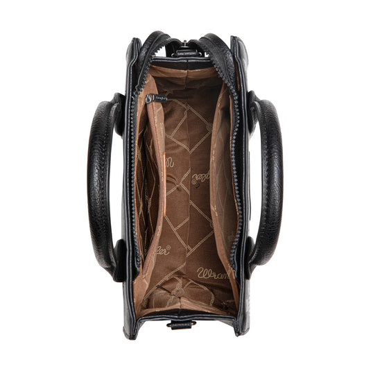 WG2206-8120SBK - Wrangler Aztec Pattern Print -Tote/Crossbody - Black