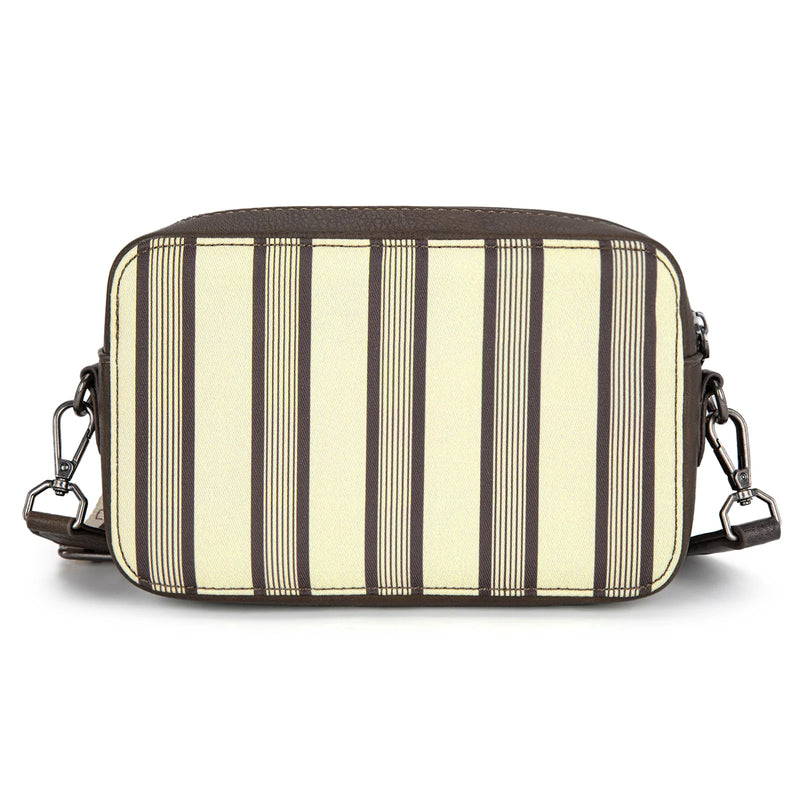 Load image into Gallery viewer, WG2207-3006CF - Wrangler Stripe Printed Crossbody Purse W/ Wallet Compartment
