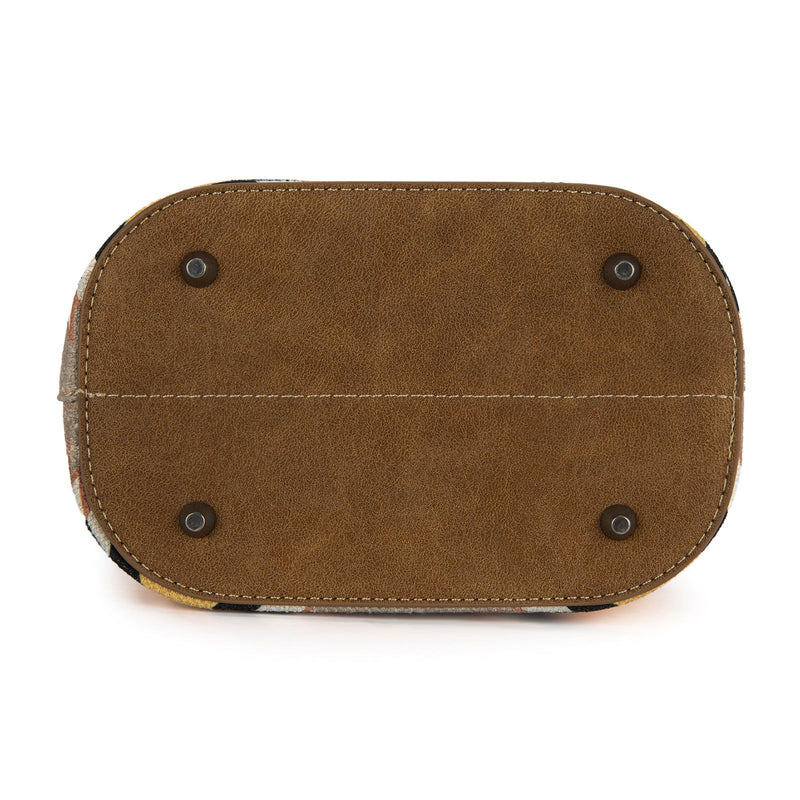 Load image into Gallery viewer, WG221-8360BG - Wrangler Aztec Distressed Print Dual Sided Print Crossbody
