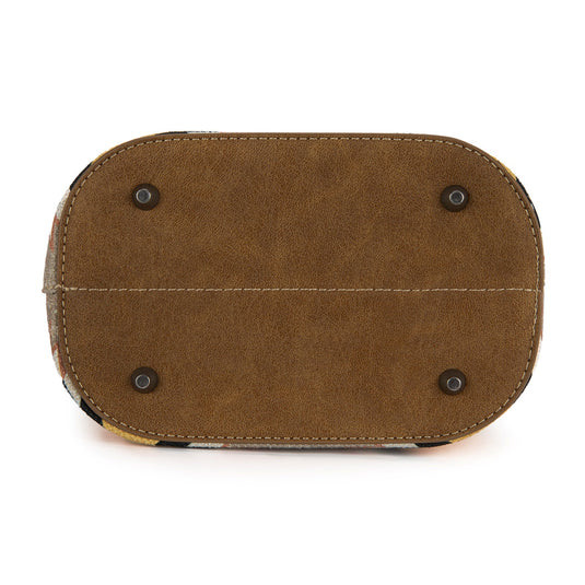 WG221-8360BG - Wrangler Aztec Distressed Print Dual Sided Print Crossbody