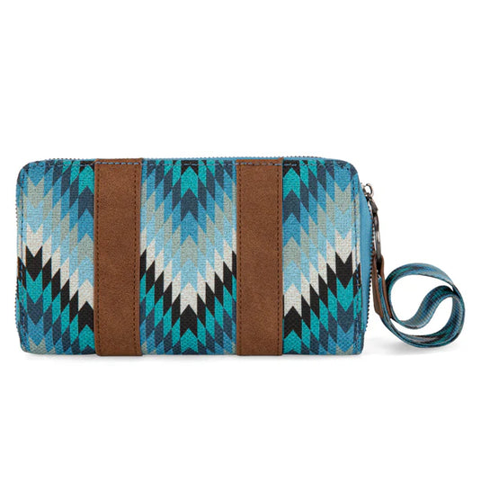WG2211-W006JN - Wrangler Southwestern Art Print Wallet - Jean