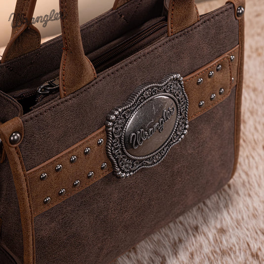 WG250-81202CF - Wrangler Buckle Tote/Crossbody - Coffee