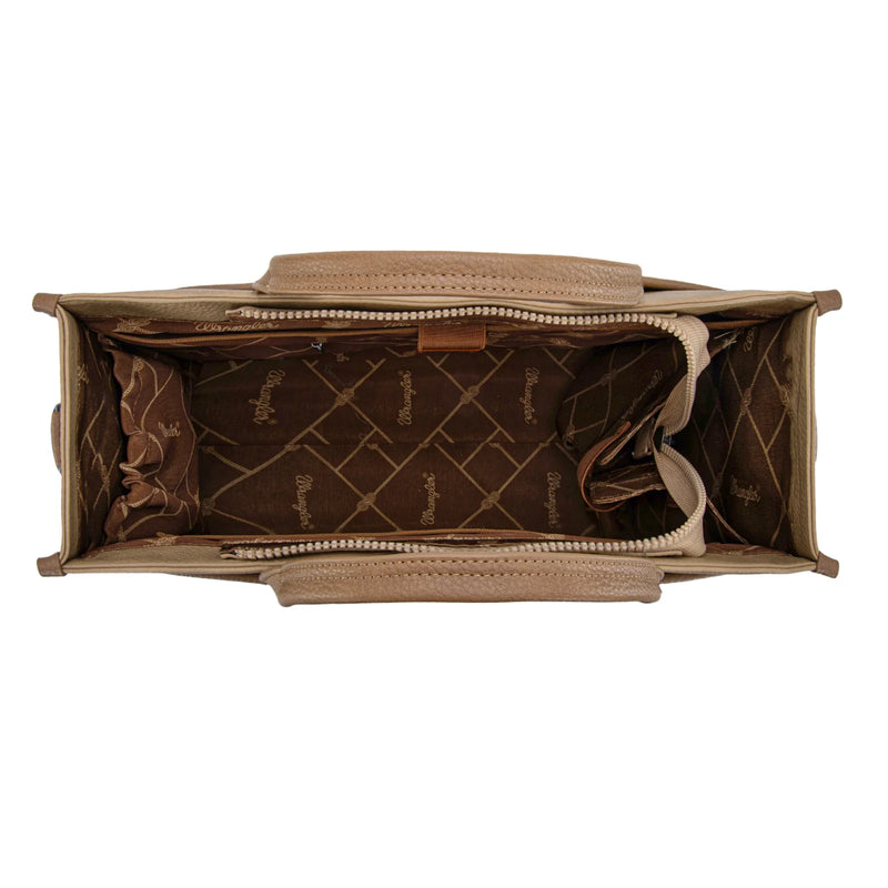 Load image into Gallery viewer, WG288-8119TN - Wrangler Carry-All Large Tote Work Tote /Crossbody - Tan
