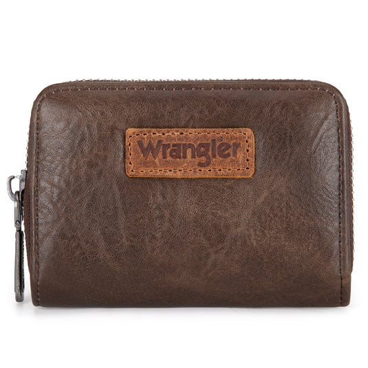 WG3-0056CF - Wrangler 3PCs Set Mini Top Handle Crossbody/Wallet/Card Case Set - Coffee