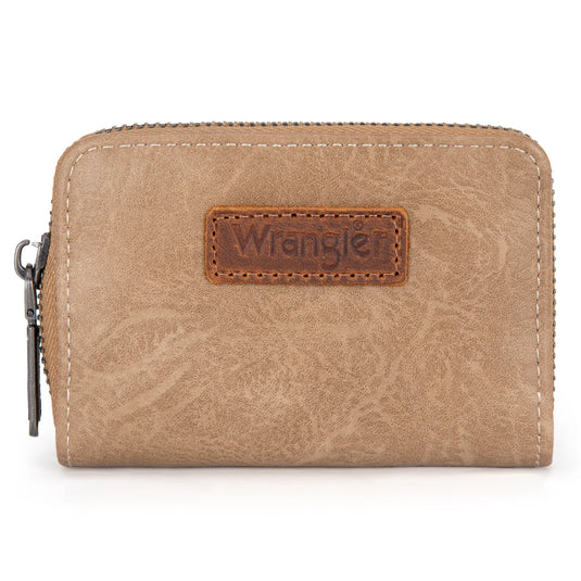 WG3-0056KH - Wrangler 3PCs Set Mini Top Handle Crossbody/Wallet/Card Case Set - Khaki