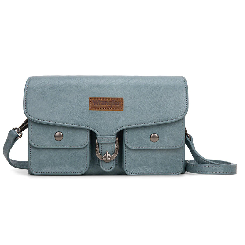Load image into Gallery viewer, WG320-209JN - Wrangler Vintage-Inspired Crossbody Bag - Jean
