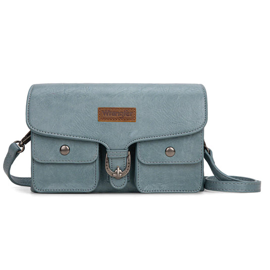 WG320-209JN - Wrangler Vintage-Inspired Crossbody Bag - Jean