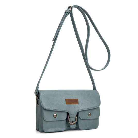 WG320-209JN - Wrangler Vintage-Inspired Crossbody Bag - Jean