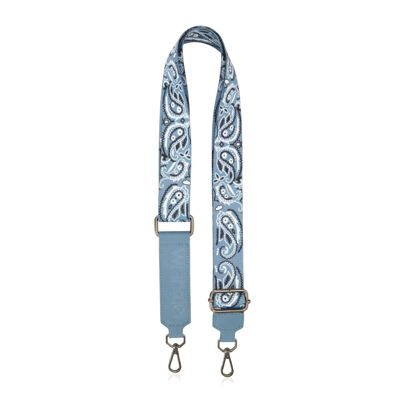 Load image into Gallery viewer, WG331-8120SJN - Wrangler Bandana Paisley Print Tote/Crossbody - Jean

