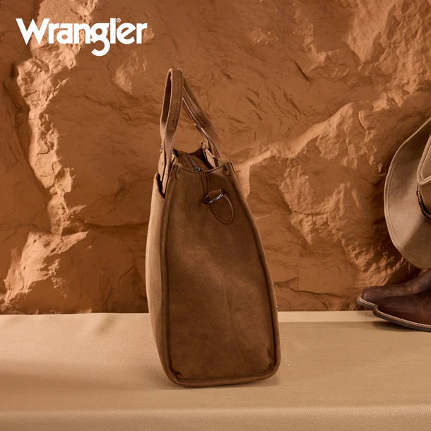 Load image into Gallery viewer, WG333-8119BR - Wrangler Aztec Tote Bag - Brown

