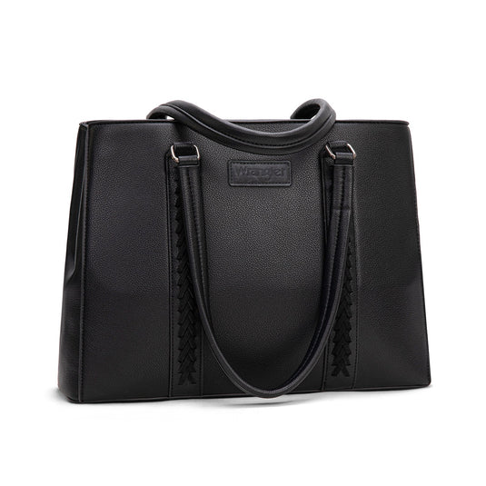 WG387-8119BK - Wrangler Dual Compartment Carry-All Tote - Black