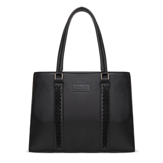 WG387-8119BK - Wrangler Dual Compartment Carry-All Tote - Black