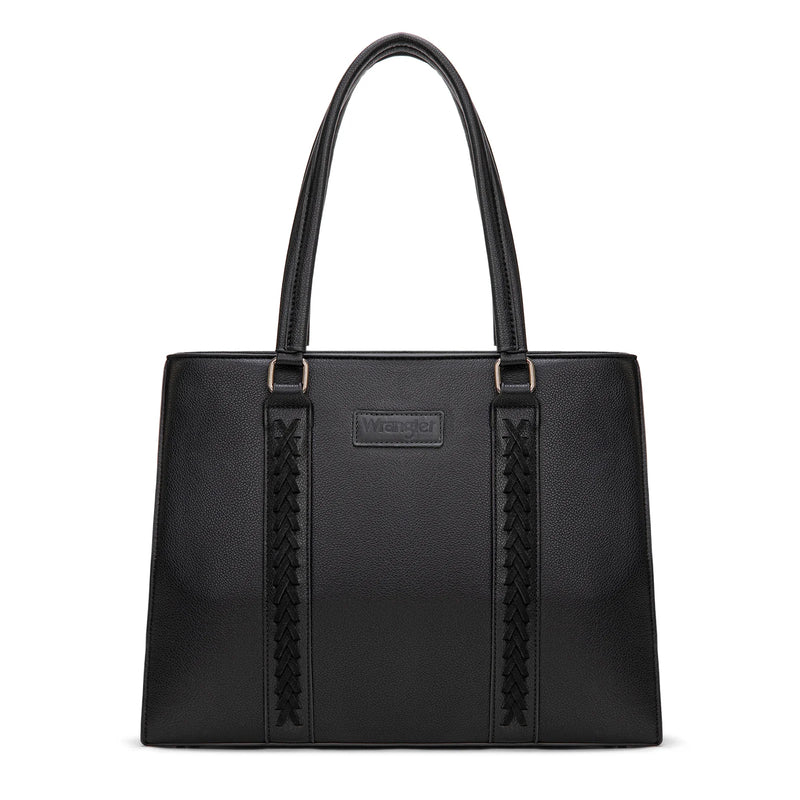 Load image into Gallery viewer, WG387-8119BK - Wrangler Dual Compartment Carry-All Tote - Black
