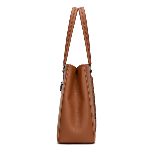WG387-8119BR - Wrangler Dual Compartment Carry-All Tote - Brown