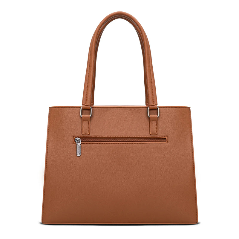 Load image into Gallery viewer, WG387-8119BR - Wrangler Dual Compartment Carry-All Tote - Brown
