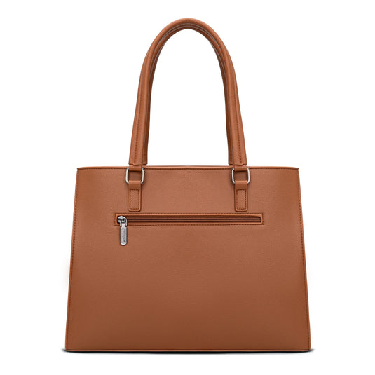 WG387-8119BR - Wrangler Dual Compartment Carry-All Tote - Brown