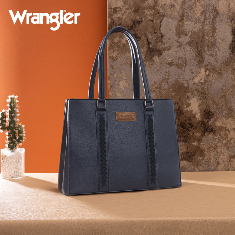 Load image into Gallery viewer, WG387-8119NY - Wrangler Dual Compartment Carry-All Tote - Navy
