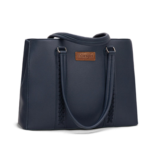 WG387-8119NY - Wrangler Dual Compartment Carry-All Tote - Navy