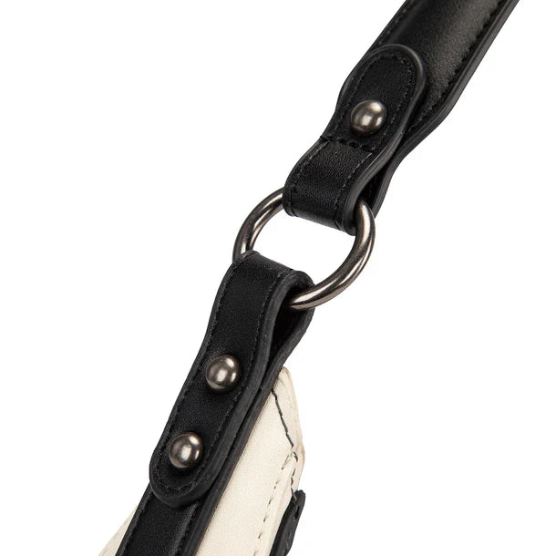 Load image into Gallery viewer, WG456-818DJN - Wrangler Western Contrast Stitch Chevron Hobo Shoulder Bag - Dark Jean
