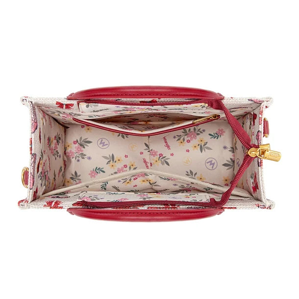 Load image into Gallery viewer, WG-HB-524-8120S-PK - Wrangler Western Print Cowgirl Tote Bag/Crossbody - Pink
