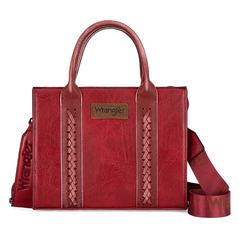 Load image into Gallery viewer, WG70-8120ERD - Wrangler Whipstitch Tote/Crossbody - Red
