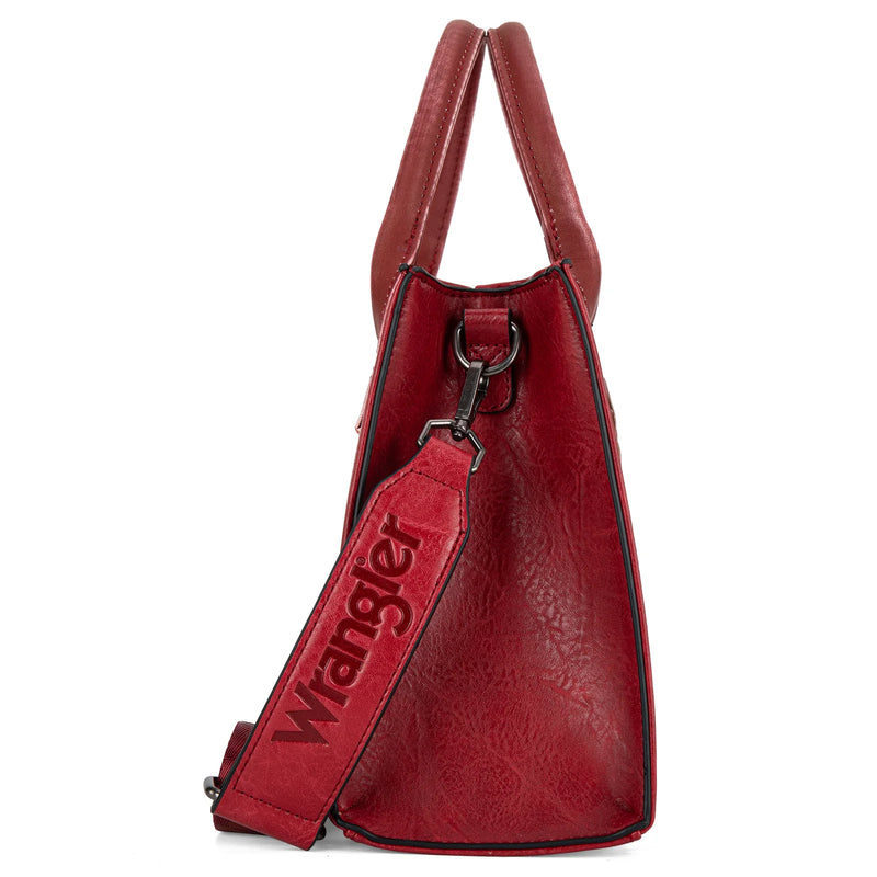 Load image into Gallery viewer, WG70-8120ERD - Wrangler Whipstitch Tote/Crossbody - Red
