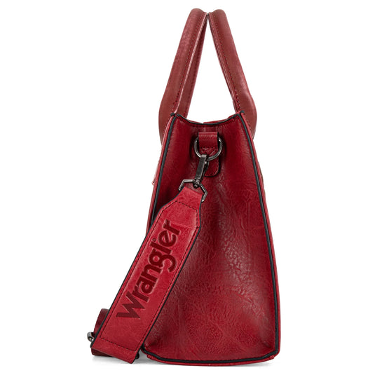 WG70-8120ERD - Wrangler Whipstitch Tote/Crossbody - Red