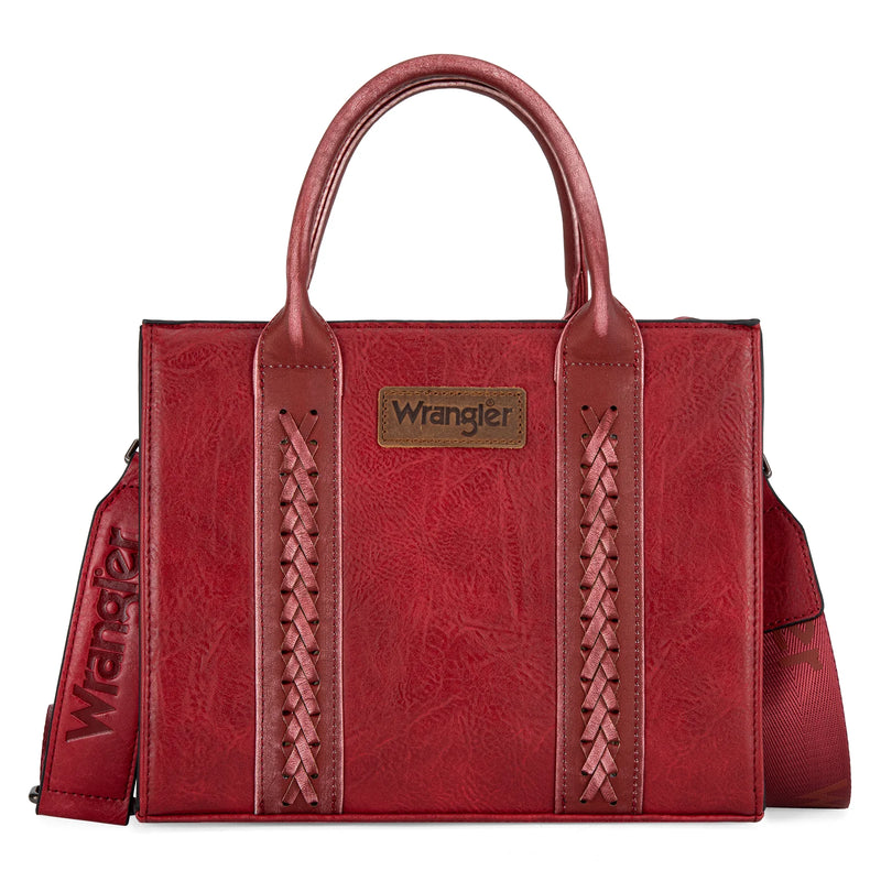 Load image into Gallery viewer, WG70-8120ERD - Wrangler Whipstitch Tote/Crossbody - Red
