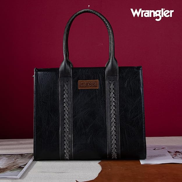 Load image into Gallery viewer, WG70-8317EBK - Wrangler Carry-All Tote/Crossbody - Black
