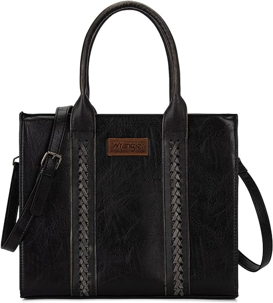 WG70-8317EBK - Wrangler Carry-All Tote/Crossbody - Black